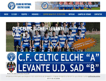 Tablet Screenshot of celtic-elche.com